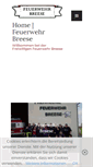 Mobile Screenshot of feuerwehr-breese.de