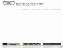 Tablet Screenshot of feuerwehr-breese.de